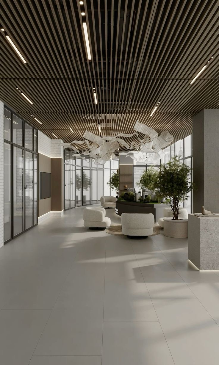 Кубообразный дизайнерский потолок